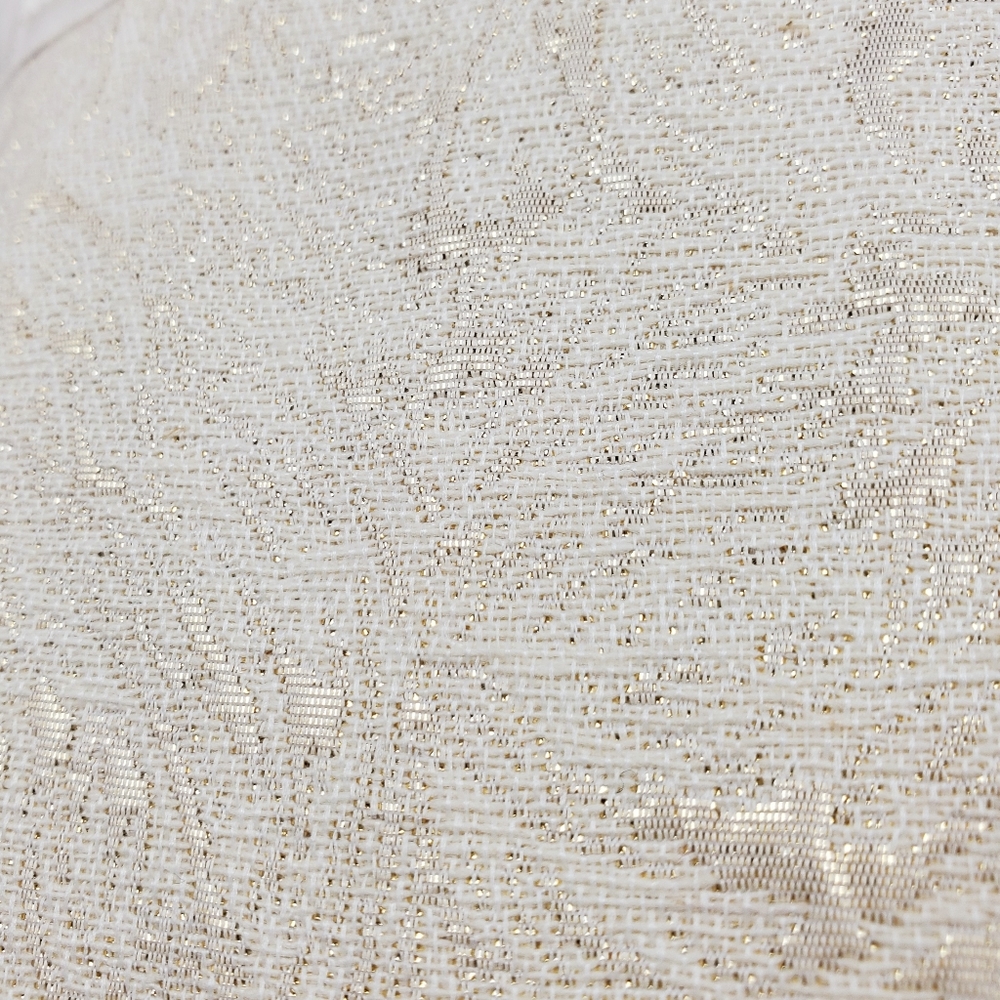 ADRIANNA PAPELL Ivory Gold Brocade Sheath Dress 2P - Picture 11 of 15